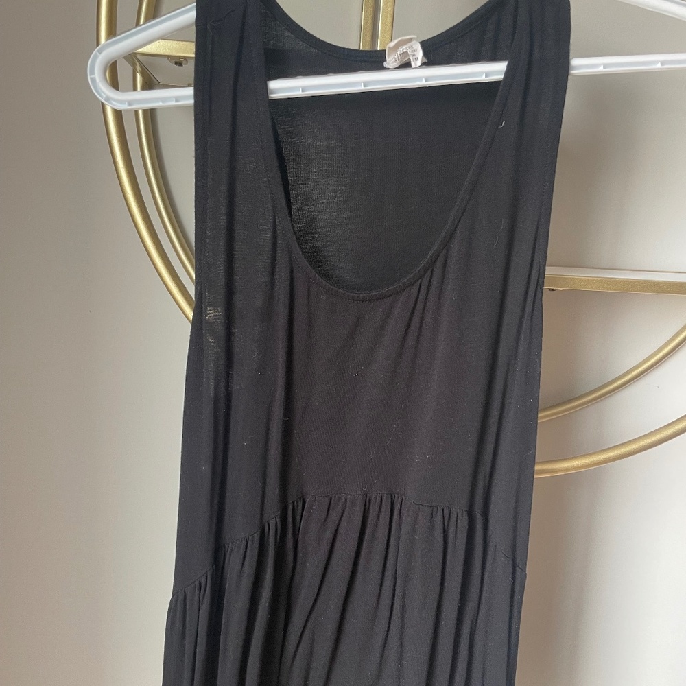 Black babydoll tank